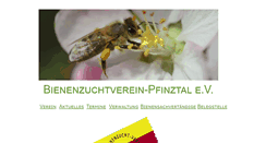 Desktop Screenshot of imkerverein-pfinztal.de